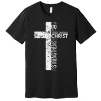 Cross With Philippians 413 Christian Premium T-Shirt