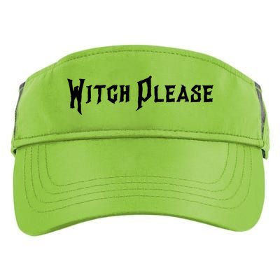 Creepy Witch Please Gift Adult Drive Performance Visor