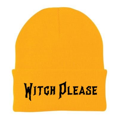 Creepy Witch Please Gift Knit Cap Winter Beanie