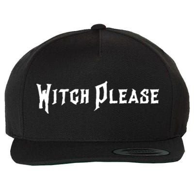 Creepy Witch Please Gift Wool Snapback Cap