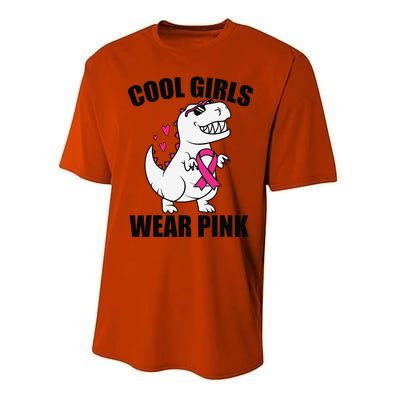 Cool Wear Pin.K Trex Breast Cancer Awareness Performance Sprint T-Shirt