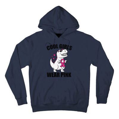 Cool Wear Pin.K Trex Breast Cancer Awareness Tall Hoodie