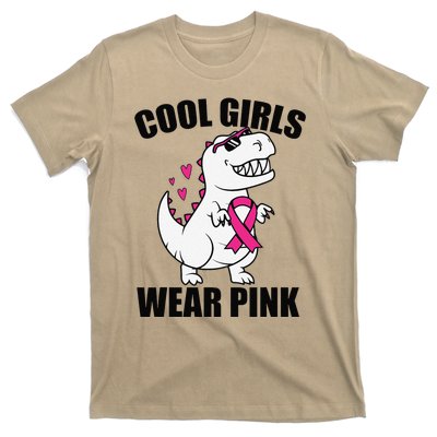 Cool Wear Pin.K Trex Breast Cancer Awareness T-Shirt