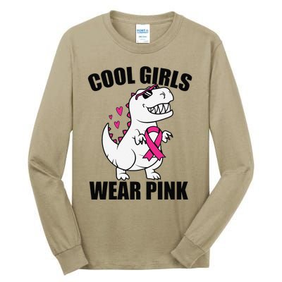 Cool Wear Pin.K Trex Breast Cancer Awareness Tall Long Sleeve T-Shirt