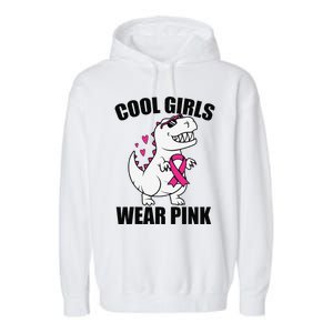 Cool Wear Pin.K Trex Breast Cancer Awareness Garment-Dyed Fleece Hoodie