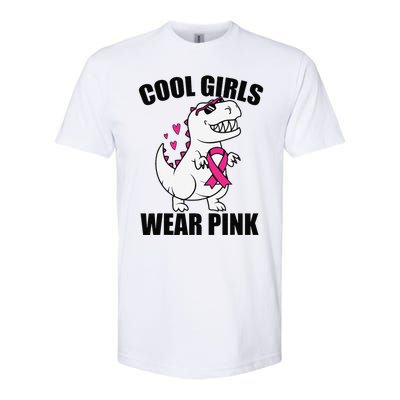 Cool Wear Pin.K Trex Breast Cancer Awareness Softstyle CVC T-Shirt