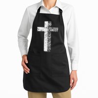 Cross With Philippians 413 Christian Apron