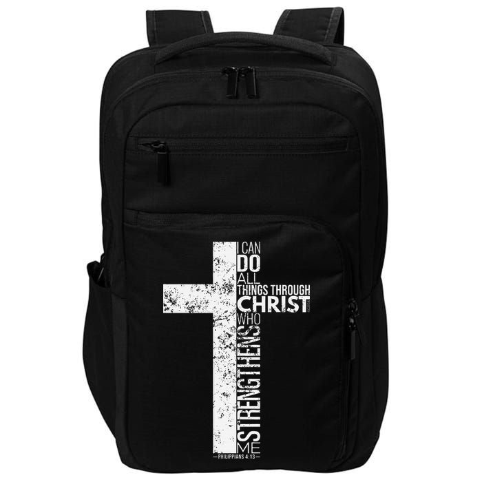 Cross With Philippians 413 Christian Impact Tech Backpack