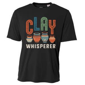 Clay Whisperer Pottery Ceramic Artist Cooling Performance Crew T-Shirt