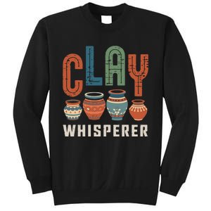 Clay Whisperer Pottery Ceramic Artist Sweatshirt