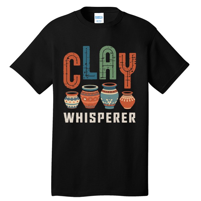 Clay Whisperer Pottery Ceramic Artist Tall T-Shirt