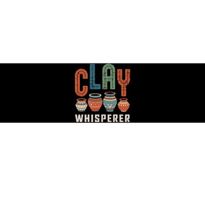 Clay Whisperer Pottery Ceramic Artist Bumper Sticker