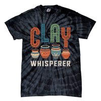 Clay Whisperer Pottery Ceramic Artist Tie-Dye T-Shirt