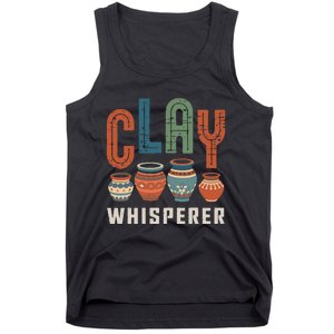 Clay Whisperer Pottery Ceramic Artist Tank Top