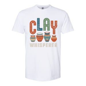 Clay Whisperer Pottery Ceramic Artist Softstyle CVC T-Shirt