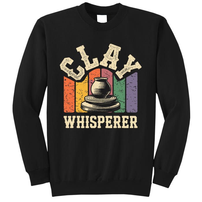 Clay Whisperer Pottery Ceramic Artist Sweatshirt