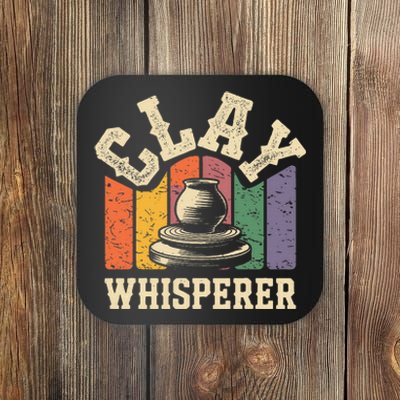 Clay Whisperer Pottery Ceramic Artist Coaster