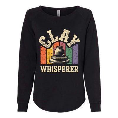 Clay Whisperer Pottery Ceramic Artist Womens California Wash Sweatshirt