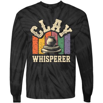 Clay Whisperer Pottery Ceramic Artist Tie-Dye Long Sleeve Shirt