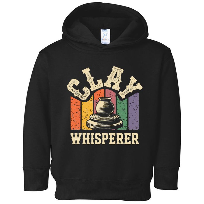 Clay Whisperer Pottery Ceramic Artist Toddler Hoodie