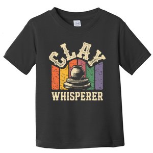 Clay Whisperer Pottery Ceramic Artist Toddler T-Shirt