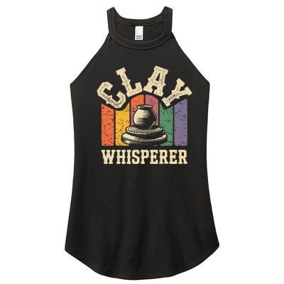 Clay Whisperer Pottery Ceramic Artist Women’s Perfect Tri Rocker Tank