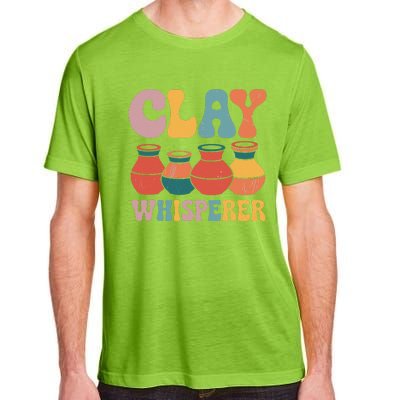 Clay Whisperer Pottery Ceramic Artist Adult ChromaSoft Performance T-Shirt