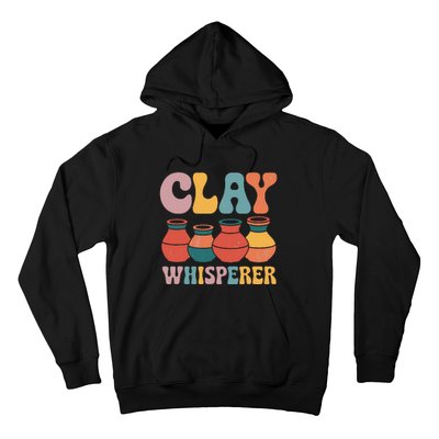 Clay Whisperer Pottery Ceramic Artist Hoodie