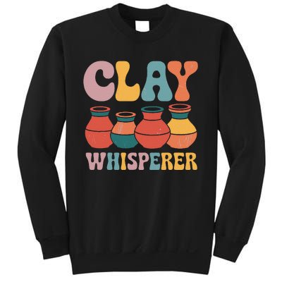 Clay Whisperer Pottery Ceramic Artist Sweatshirt