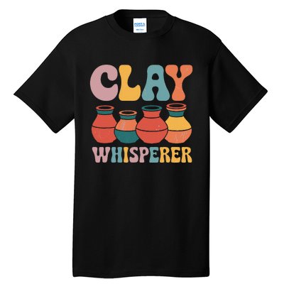 Clay Whisperer Pottery Ceramic Artist Tall T-Shirt