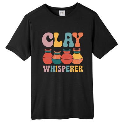 Clay Whisperer Pottery Ceramic Artist Tall Fusion ChromaSoft Performance T-Shirt