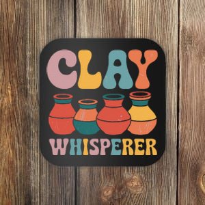 Clay Whisperer Pottery Ceramic Artist Coaster