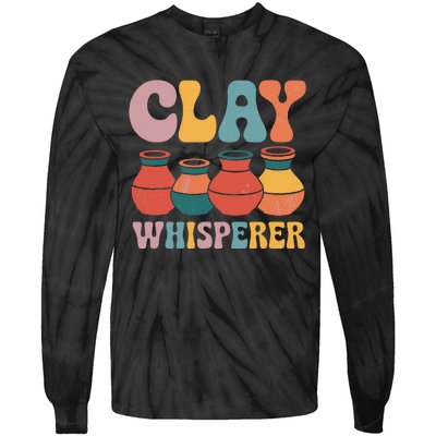 Clay Whisperer Pottery Ceramic Artist Tie-Dye Long Sleeve Shirt