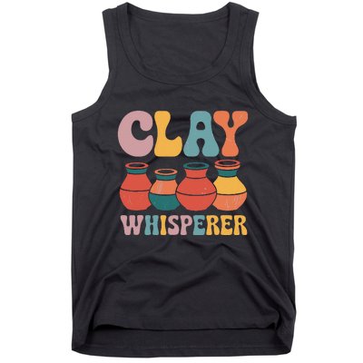 Clay Whisperer Pottery Ceramic Artist Tank Top