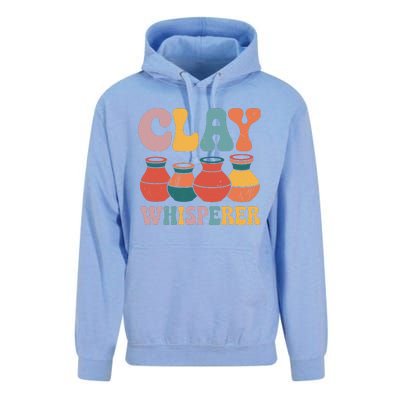 Clay Whisperer Pottery Ceramic Artist Unisex Surf Hoodie