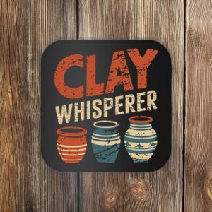 Clay Whisperer Pottery Ceramic Artist Coaster