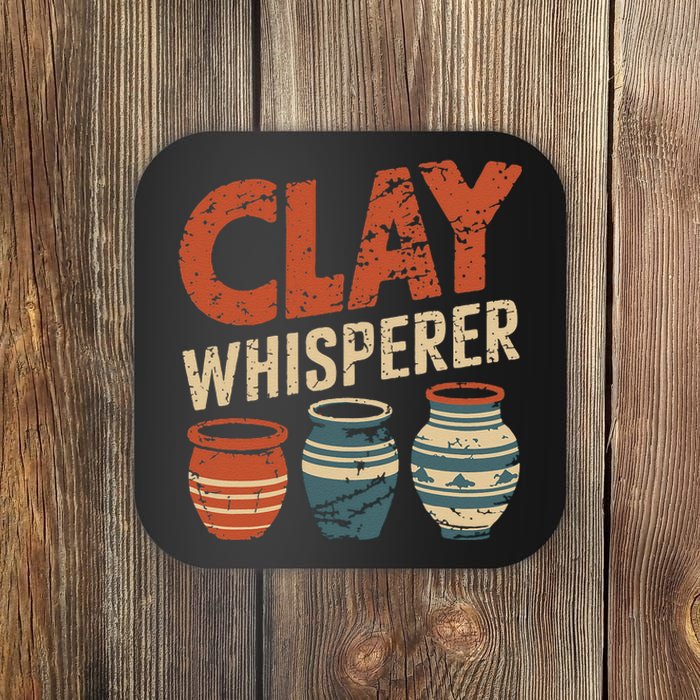 Clay Whisperer Pottery Ceramic Artist Coaster