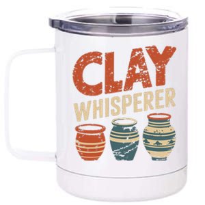 Clay Whisperer Pottery Ceramic Artist 12 oz Stainless Steel Tumbler Cup