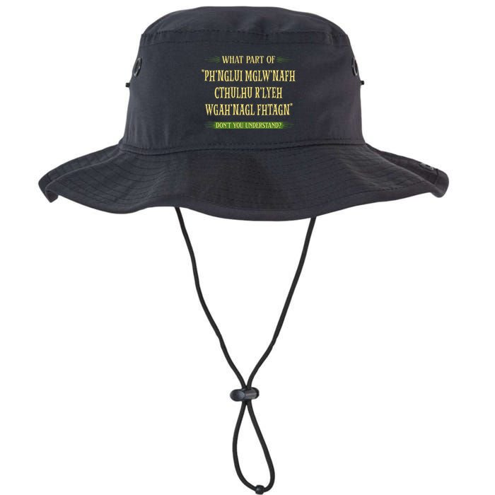 Cthulhu What Part Of Dont You Understand Cosmic Horror Bucket Hat