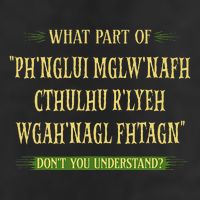 Cthulhu What Part Of Dont You Understand Cosmic Horror 25L Jumbo Tote