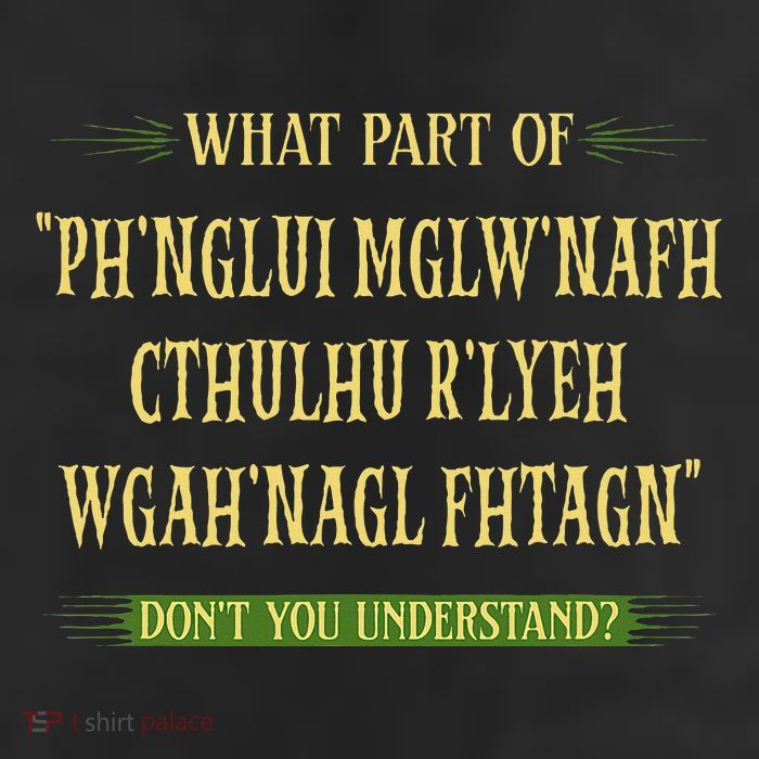 Cthulhu What Part Of Dont You Understand Cosmic Horror 25L Jumbo Tote