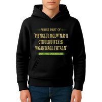 Cthulhu What Part Of Dont You Understand Cosmic Horror Kids Hoodie