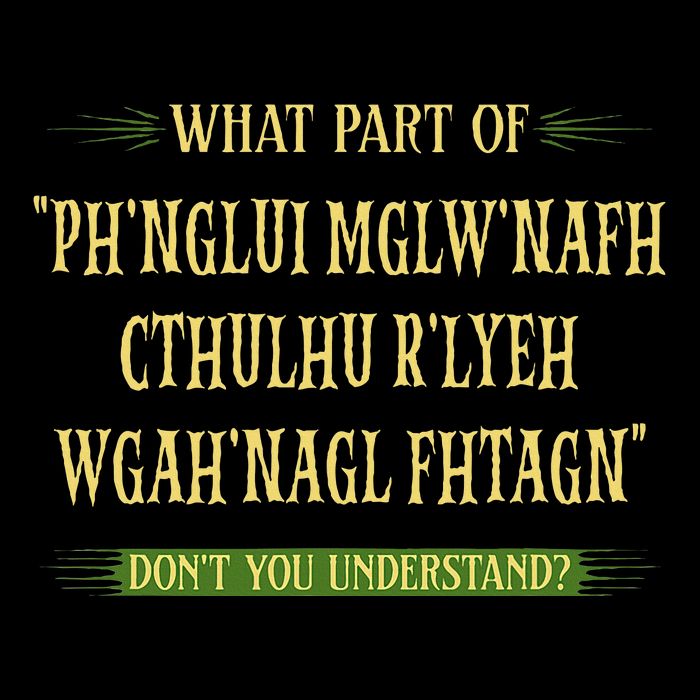 Cthulhu What Part Of Dont You Understand Cosmic Horror Zip Tote Bag