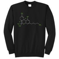 Cannabis Weed Pot Molecule Thc Marijuana Stoner Gift Sweatshirt