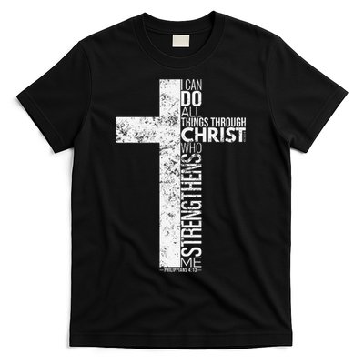 Cross With Philippians 413 Christian T-Shirt