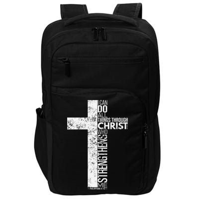 Cross With Philippians 413 Christian Impact Tech Backpack