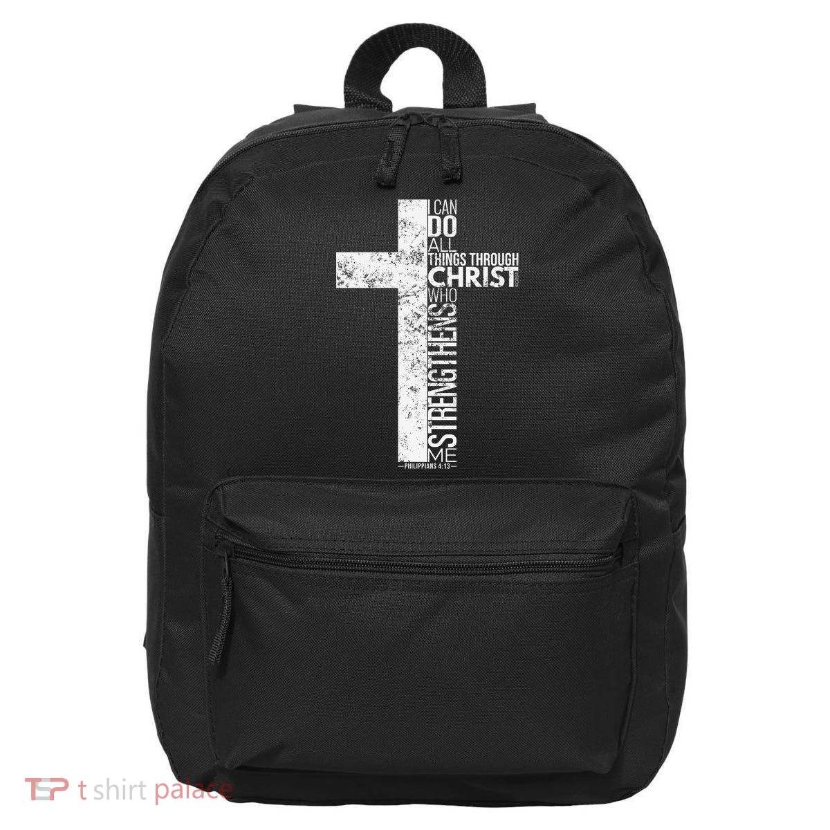 Cross With Philippians 413 Christian 16 in Basic Backpack
