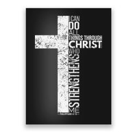 Cross With Philippians 413 Christian Poster