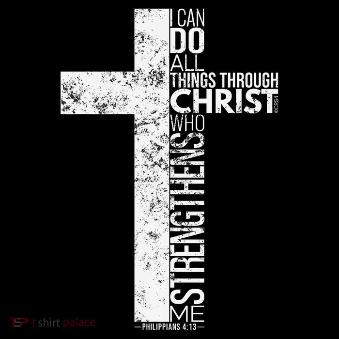 Cross With Philippians 413 Christian Tank Top