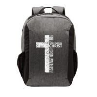 Cross With Philippians 413 Christian Vector Backpack